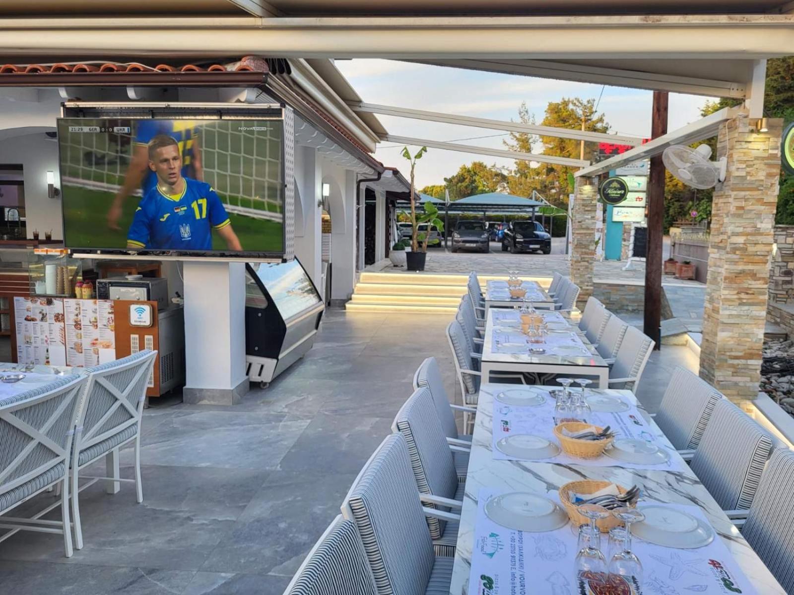 Vergos Hotel Vourvourou Bagian luar foto
