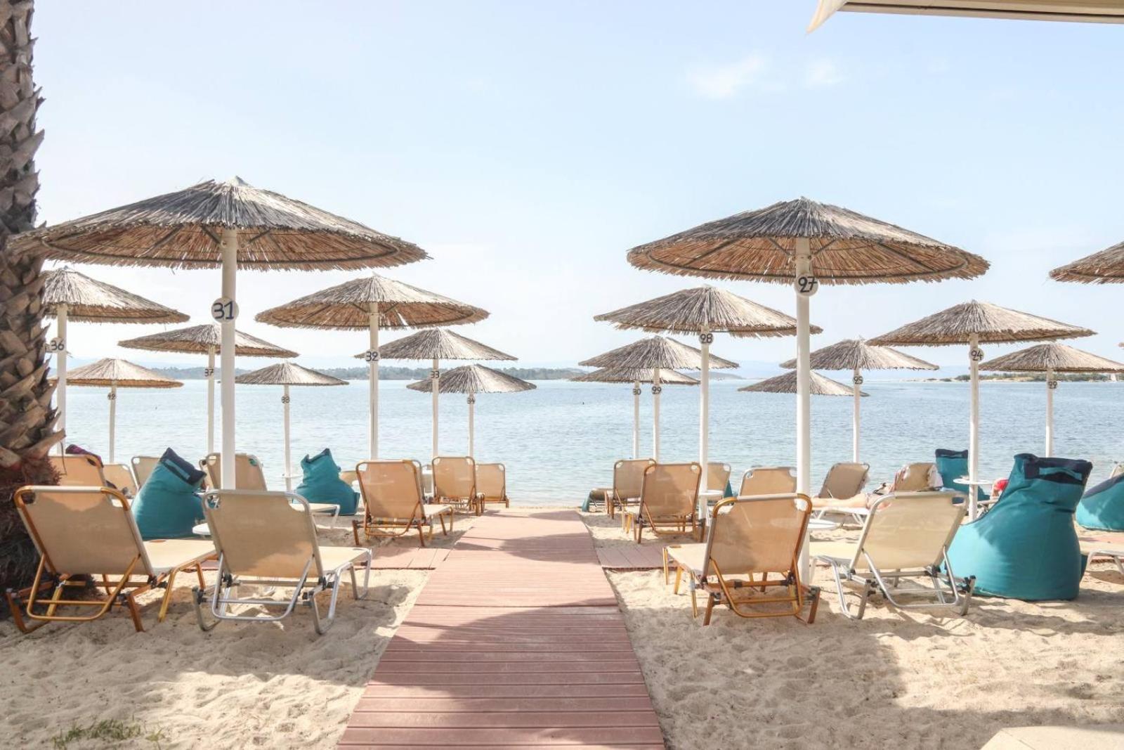 Vergos Hotel Vourvourou Bagian luar foto